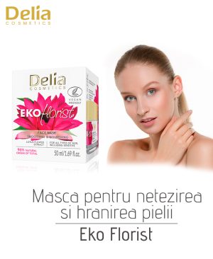 Masca pentru netezirea si hidratarea pielii Eko Florist, 50 ml
