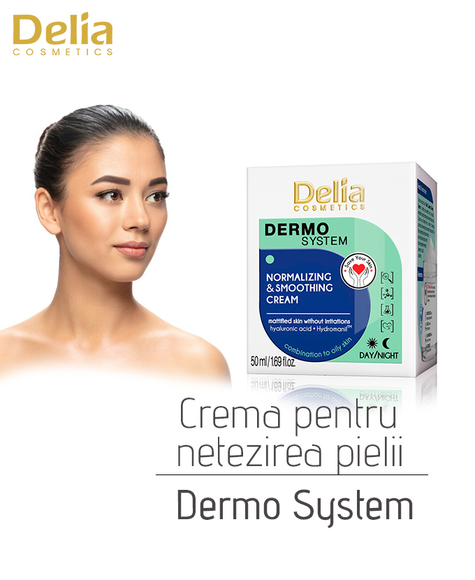 Crema pentru netezirea pielii Dermo System, 50 ml