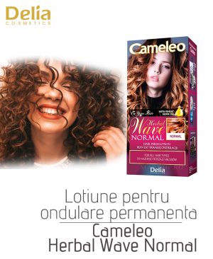 Lotiune pentru ondularea permanenta a parului Herbal Wave Normal, 155 ml
