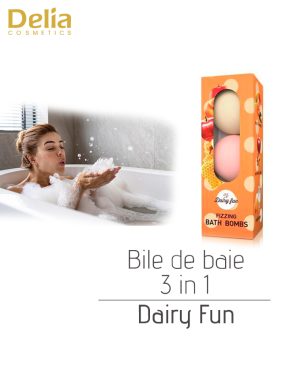 Bile de baie 3 in 1 Dairy Fun