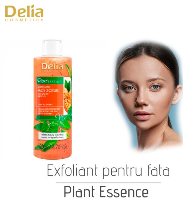 Exfoliant pentru fata Plant Essence, 200 ml