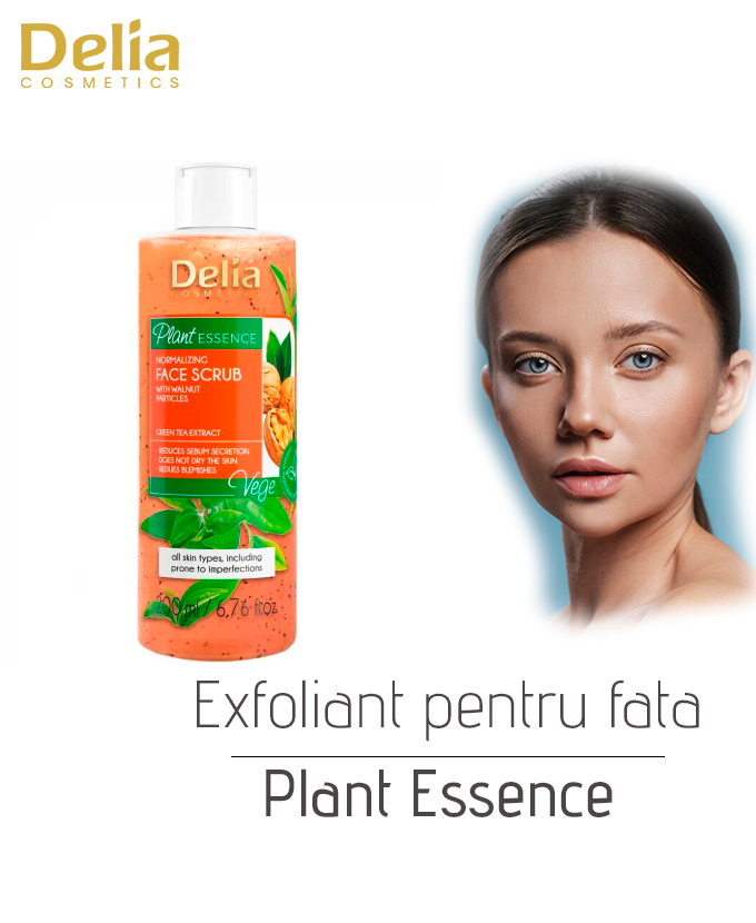 Exfoliant pentru fata Plant Essence, 200 ml