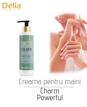 Crema de maini parfumata hidratanta si netezitoare Charm Powerful, 200 ml