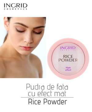 Pudra de orez cu efect mat Rice Powder, 8 g