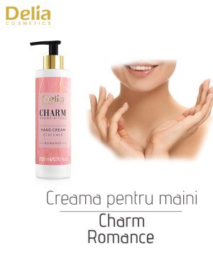 Crema de maini parfumata hidratanta si netezitoare Charm Romance, 200 ml