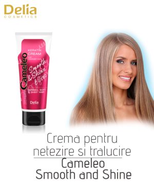 Masca pentru netezirea si stralucirea parului Cameleo Smooth and Shine, 250 ml