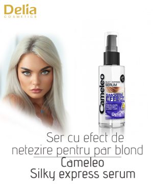 Ser cu efect de netezire pentru par blond Cameleo Silky Serum