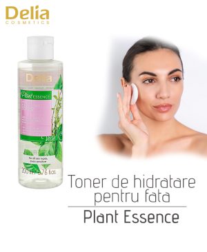 Toner de hidratare pentru fata Plant Essence, 200 ml