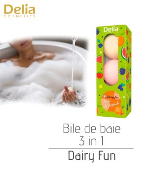 Bile de baie 3 in 1 Dairy Fun