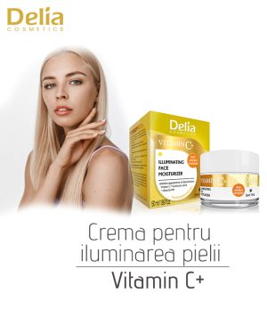 Crema pentru iluminarea pielii Vitamin C+, 50 ml