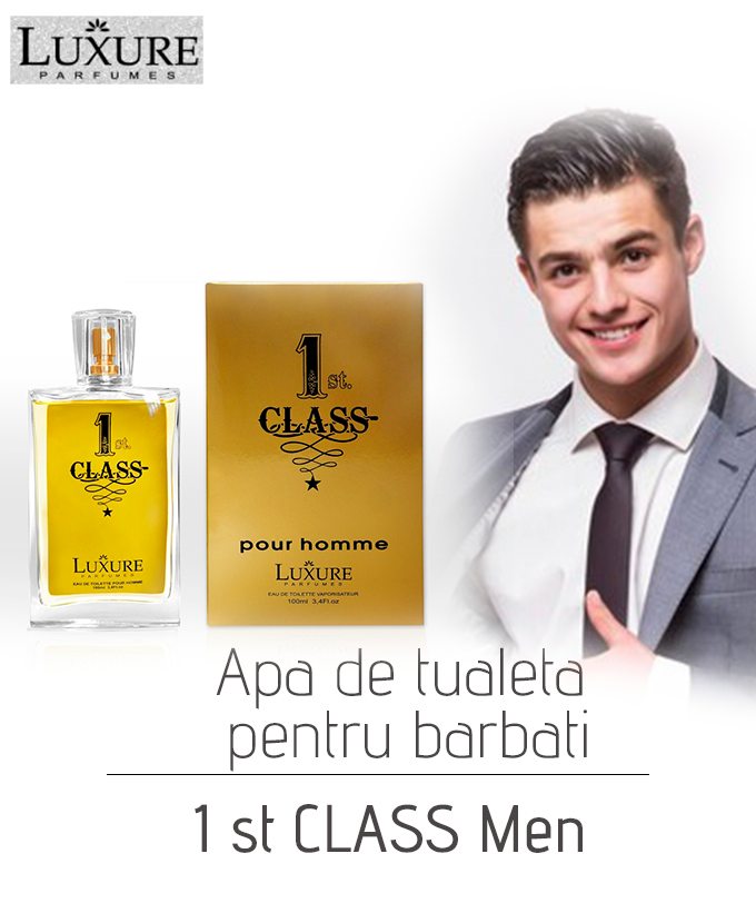 Apa de tualeta pentru barbati 1 st CLASS Men EDT, 100 ml