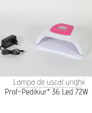 Lampa de uscat unghii Prof-Pedikiur* 36 Led 72W