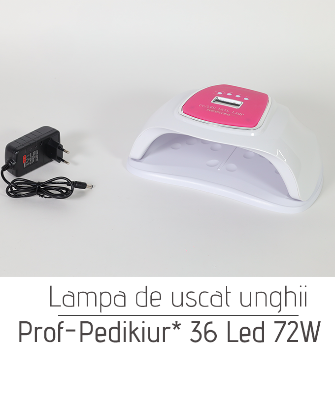 Lampa de uscat unghii Prof-Pedikiur* 36 Led 72W
