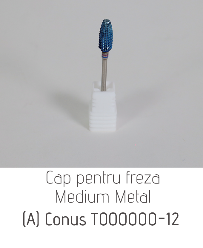 Cap pentru freza Medium diamant (A) Conus T000000-12