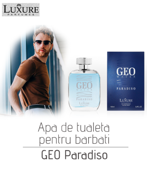 Apa de parfum pentru barbati GEO Paradiso EDT, 100 ml