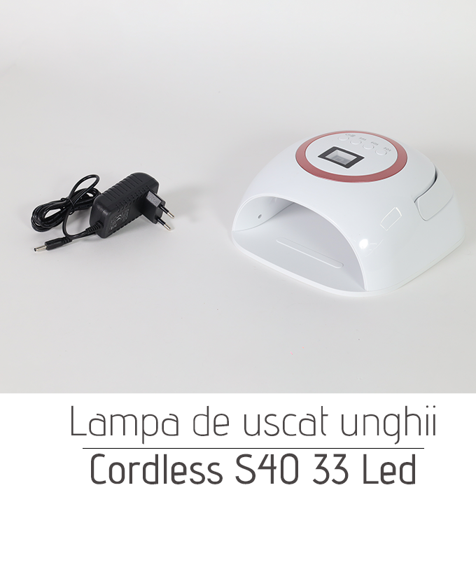 Lampa de uscat unghii Cordless S40 33 Led