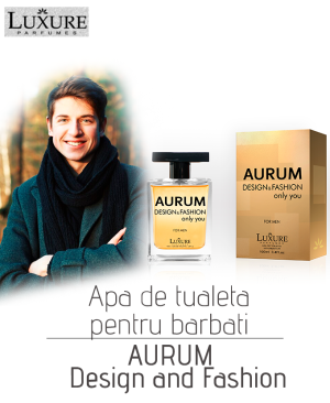 Apa de tualeta pentru barbati Aurum Design and Fashion EDT, 100 ml