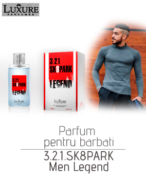 Parfum pentru barbati 3.2.1.SK8PARK Men Legend  EDP, 100 ml