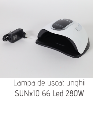 Lampa de uscat unghii SUNx10 66 Led 280W