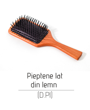 Pieptene lat din lemn (D.Pl)