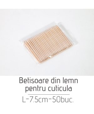 Betisoare din lemn pentru cuticula L-7.5cm-50buc