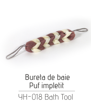 Bureta de baie Puf impletit YH-018 Bath Tool, 70 g