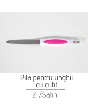 Pila pentru unghii cu cutit Z /Satin