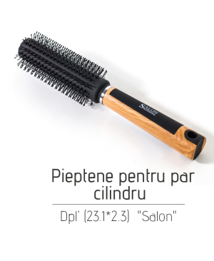 Pieptene pentru par Cilindru Dpl' (23.1*2.3)  "Salon"