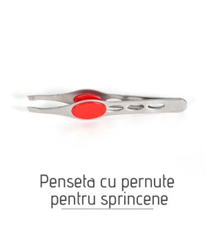 Penseta cu pernute pentru sprincene
