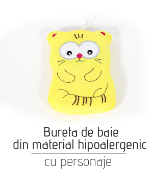 Bureta de baie din material hipoalergenic, Cu personaje