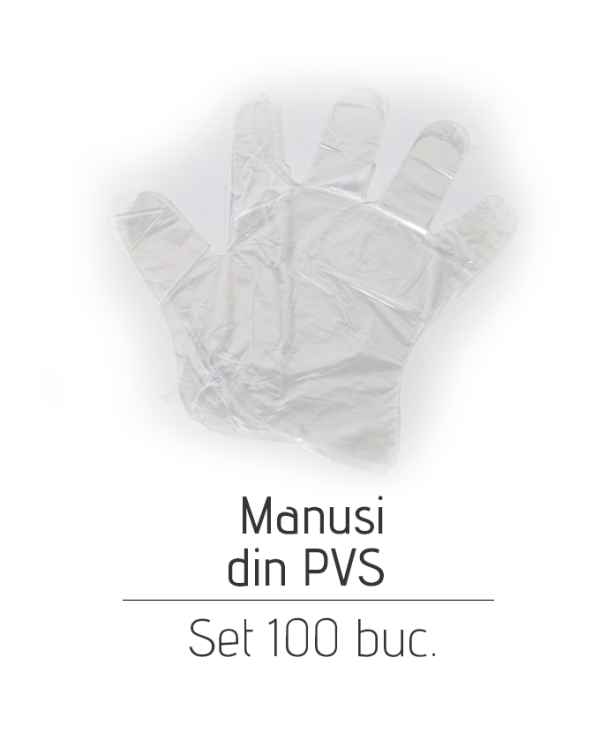 Manusi din PVS Set(100buc) - imagine 2