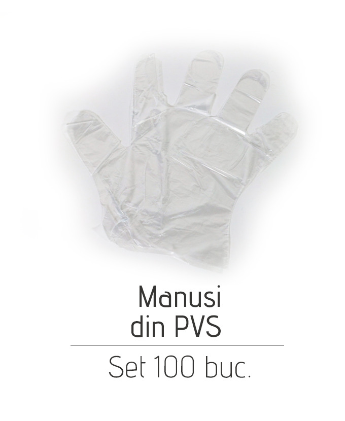 Manusi din PVS Set(100buc) - imagine 2