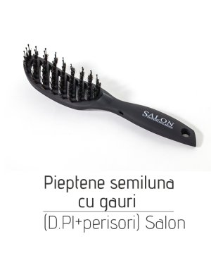 Pieptene semiluna cu gauri (D.Pl+perisori) Salon
