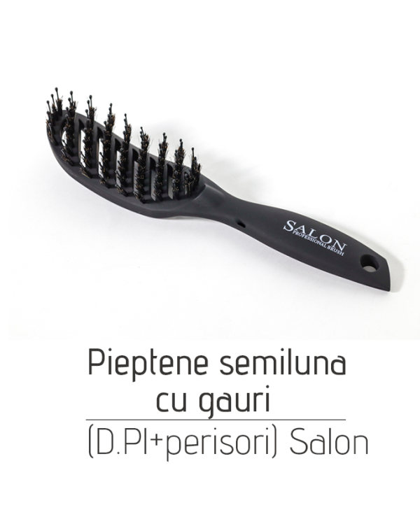 Pieptene semiluna cu gauri (D.Pl+perisori) Salon