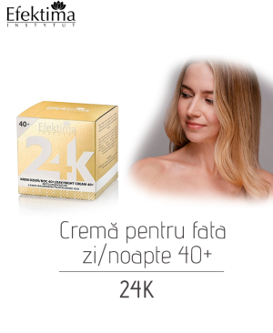 Cremă pentru față zi/noapte 40+ 24K, 50 ml