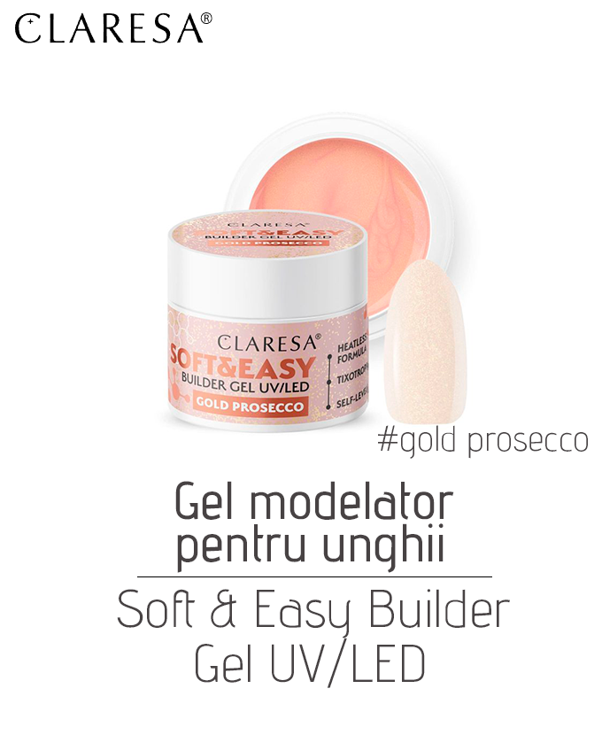 Gel modelator pentru unghii Soft&Easy Builder gel UV/LED, 12 g - imagine 5