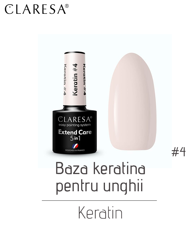 Baza keratina pentru unghii KERATIN, 5 gr - imagine 4