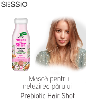 Mască pentru netezirea părului Prebiotic Hair Shot, 350 ml