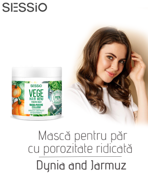 Mască-buding pentru păr cu porozitate ridicată Dynia&Jarmuz, 450 ml