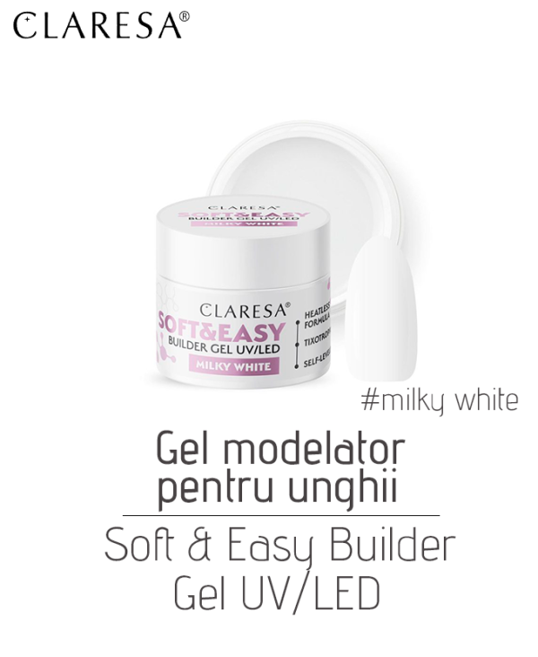 Gel modelator pentru unghii Soft&Easy Builder gel UV/LED, 12 g - imagine 8
