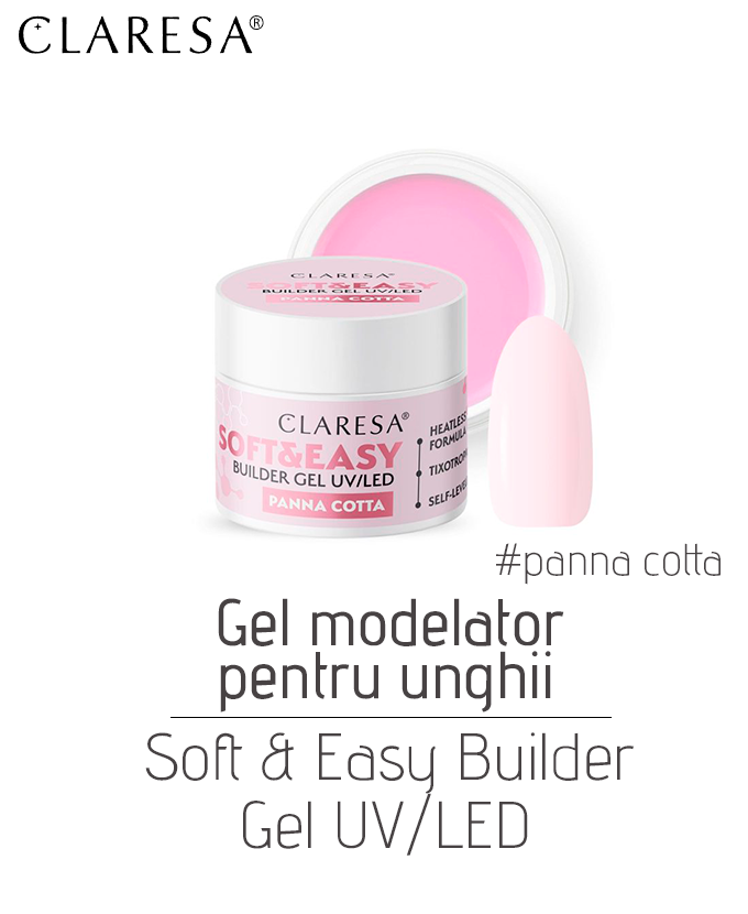 Gel modelator pentru unghii Soft&Easy Builder gel UV/LED, 12 g - imagine 10