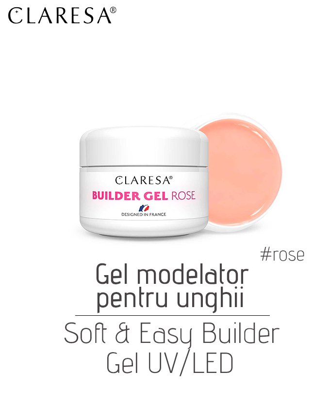 Gel modelator pentru unghii Soft&Easy Builder gel UV/LED, 15 g - imagine 3