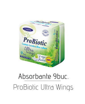 Absorbante ProBiotic Ultra Wings, 9 buc