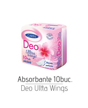 Absorbante Deo Ultta Wings, 10 buc