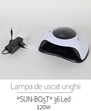 Lampa de uscat unghii *SUN-BQ5T* 36 Led 120w 229x205x110mm NL19