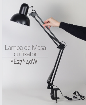Lampa de Masa *E27* 40W cu fixator
